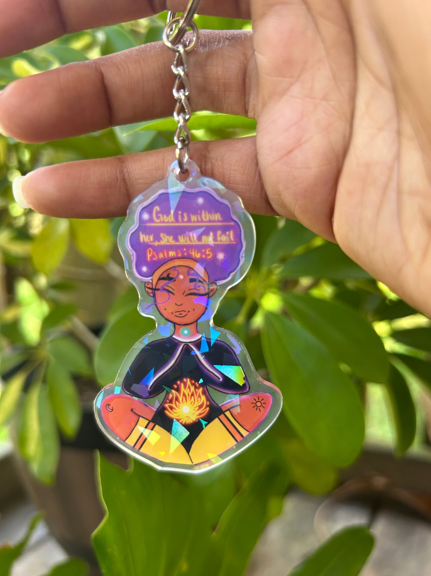 🌟God Is Within Her Keychain!✨💫