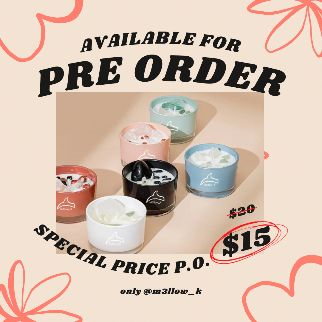 🧘🏽♀️ **PRE ORDER** ✨M3llow_K Magical Krystal 3oz Candles!✨ 🕯️