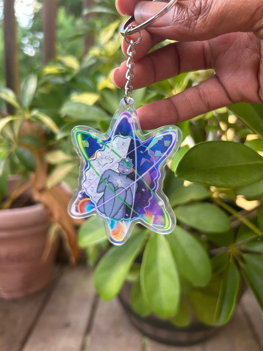 ✨Cosmic Star Keychain🌟