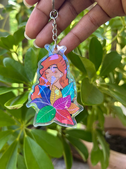 🌺 Flowers Within Keychain!✨