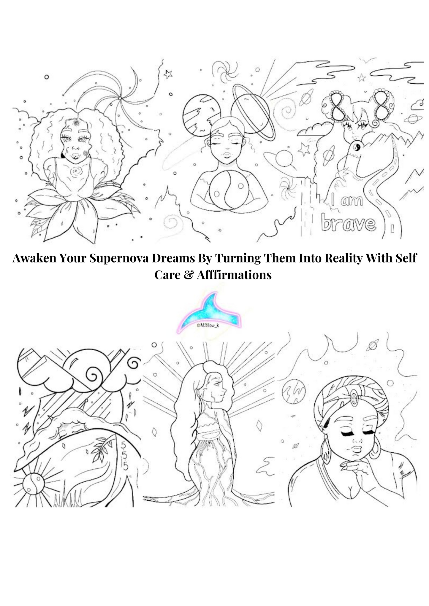 Supernova Dreams: Coloring Book by Krystal Frenchwood