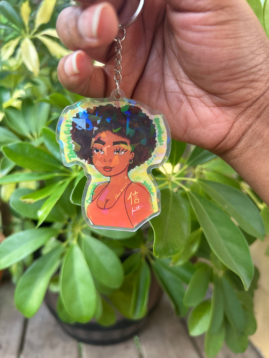 ✨*NEW* Affirmation Baddie Keychain!